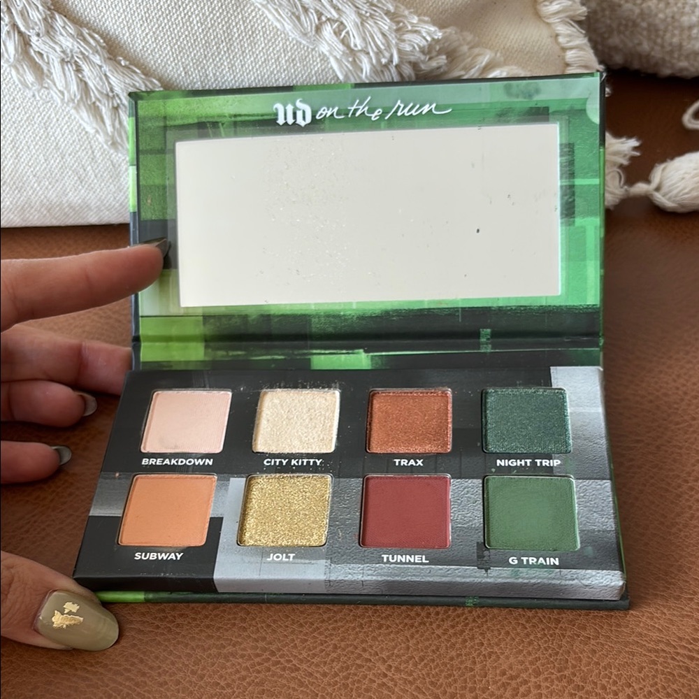 Urban Decay On The Run Eyeshadow Palette, G Train, Limited Edition, NWT